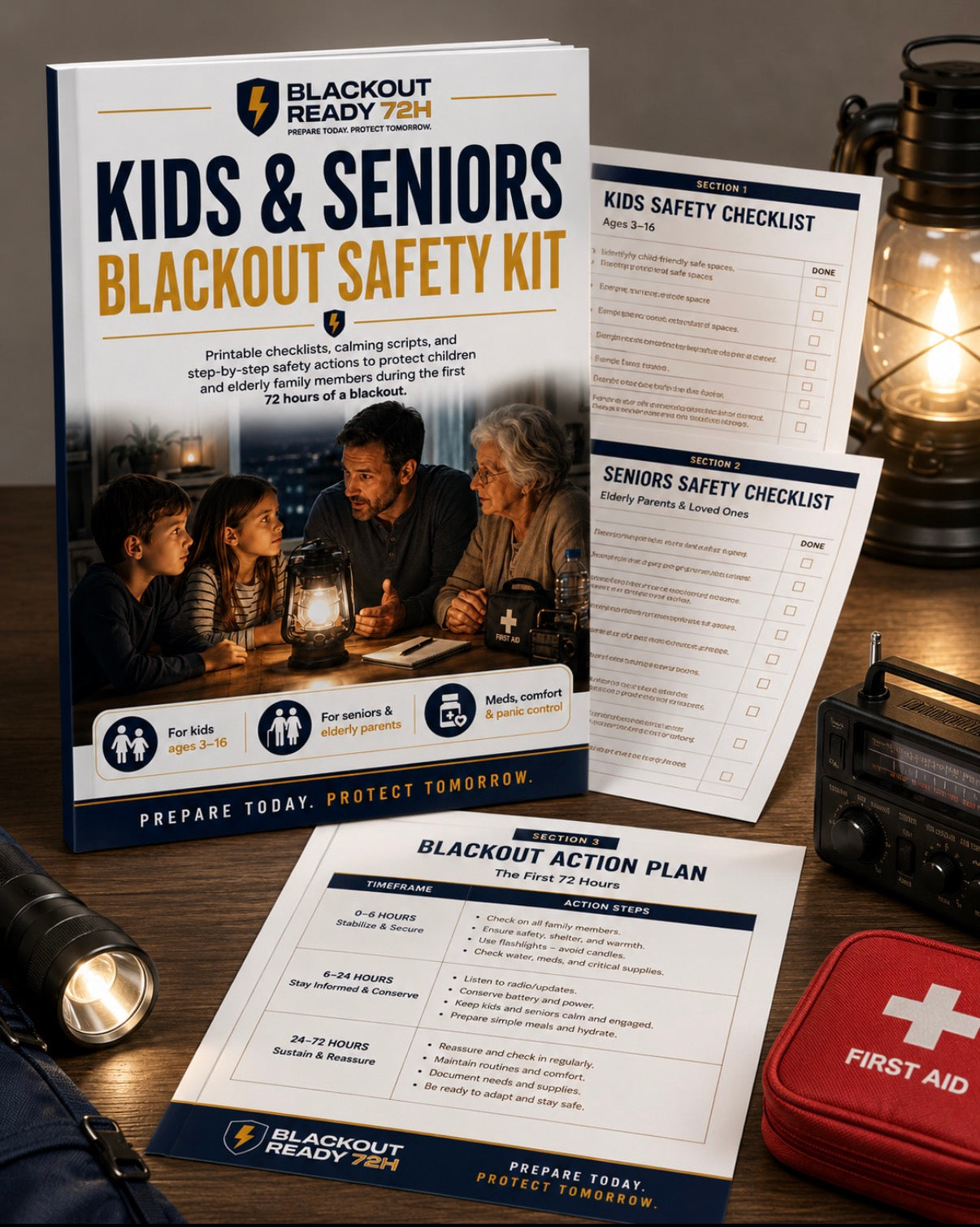 Kids & Seniors Blackout Safety Kit